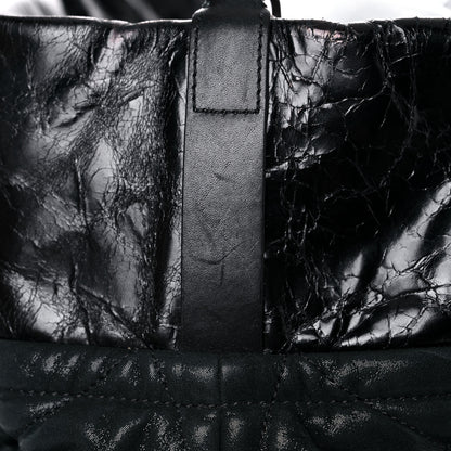 Chanel Iridescent Calfskin Quilted Large In The Mix Tote Black 22 of 27