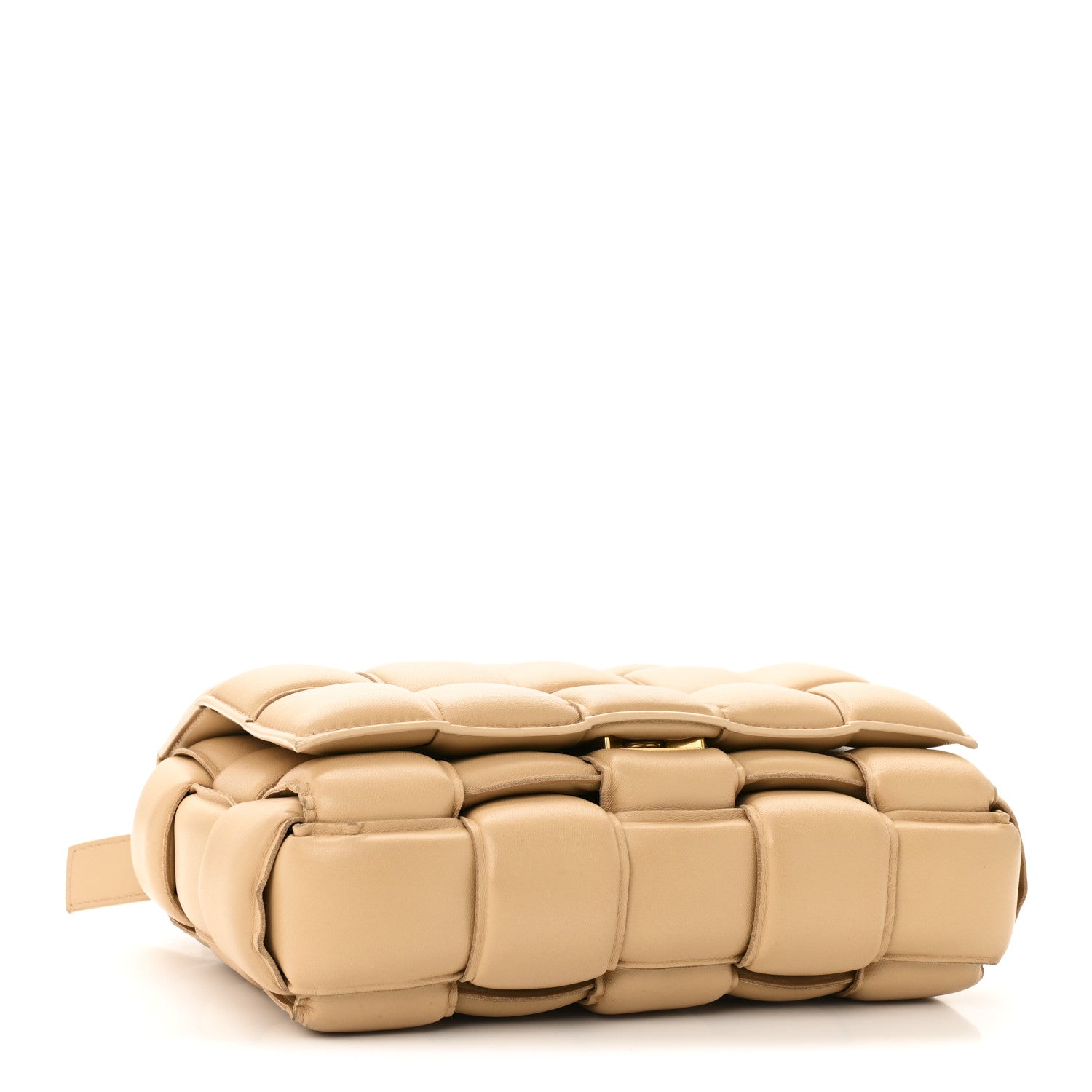 Bottega Veneta Nappa Maxi Intreccio Small Padded Cassette Crossbody Bag Almond 4 of 14