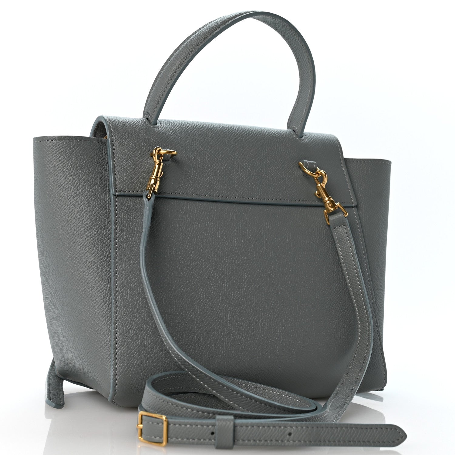 Celine Grained Calfskin Nano Belt Bag Celadon 3 of 12