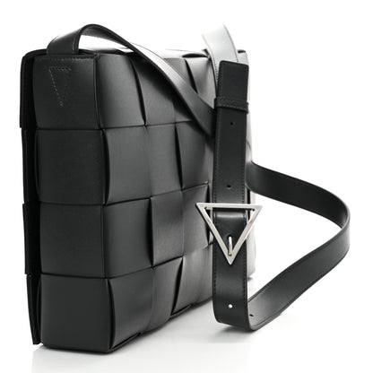 Bottega Veneta Calfskin Maxi Intreccio Cassette Bag Ardoise 3 of 10