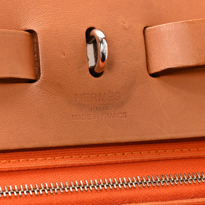 Hermes Toile Vache Hunter Herbag Zip 31 PM Orange 7 of 11
