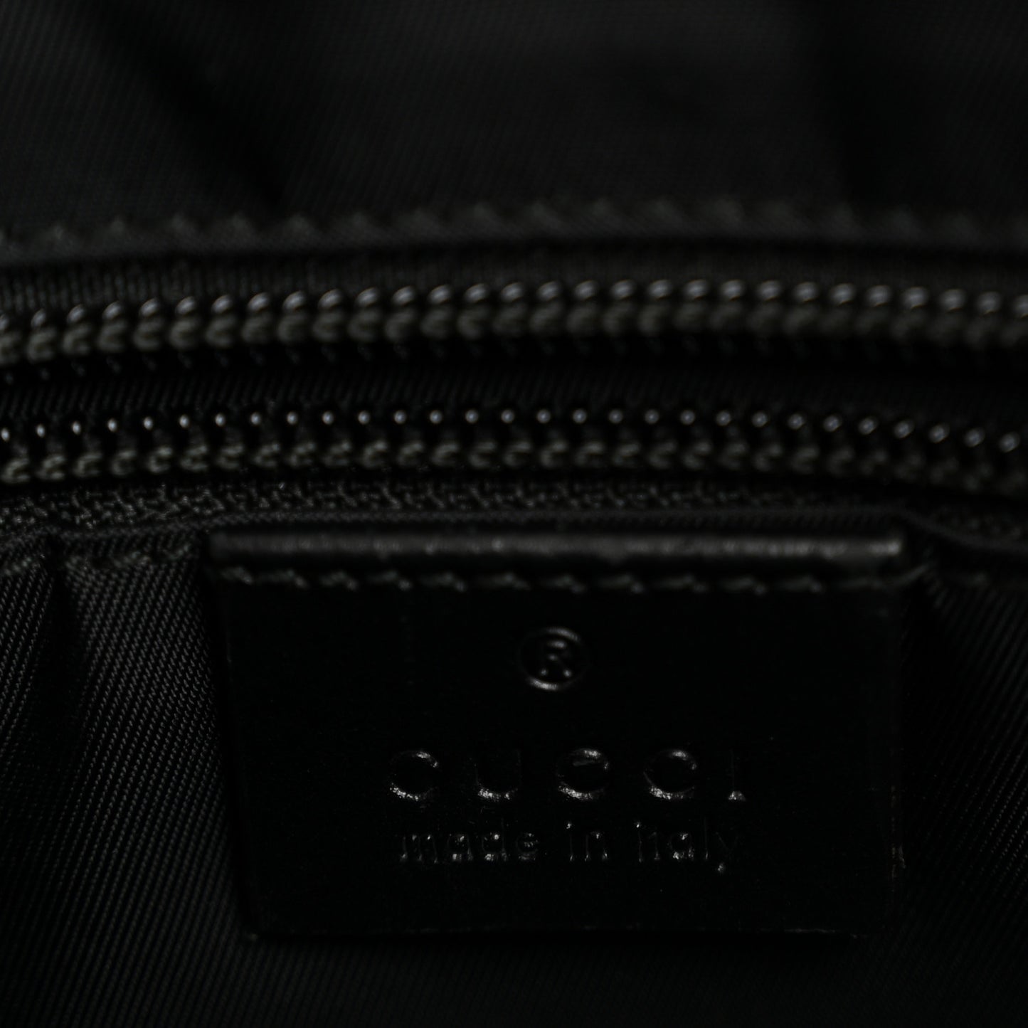 GG Supreme Monogram Web Messenger Bag Black