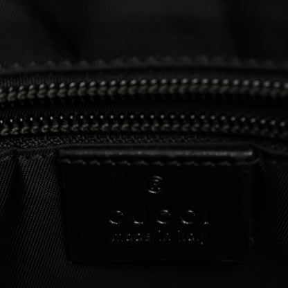 Gucci GG Supreme Monogram Web Messenger Bag Black 6 of 13
