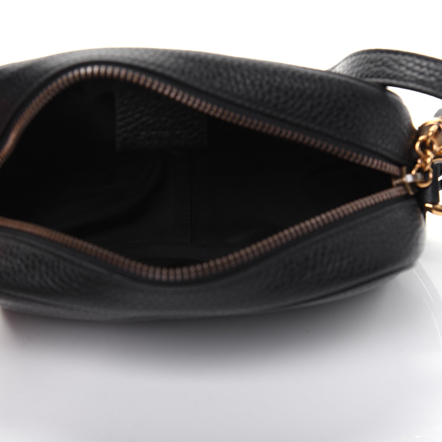 Gucci Pebbled Calfskin Mini Soho Disco Bag Black 5 of 11