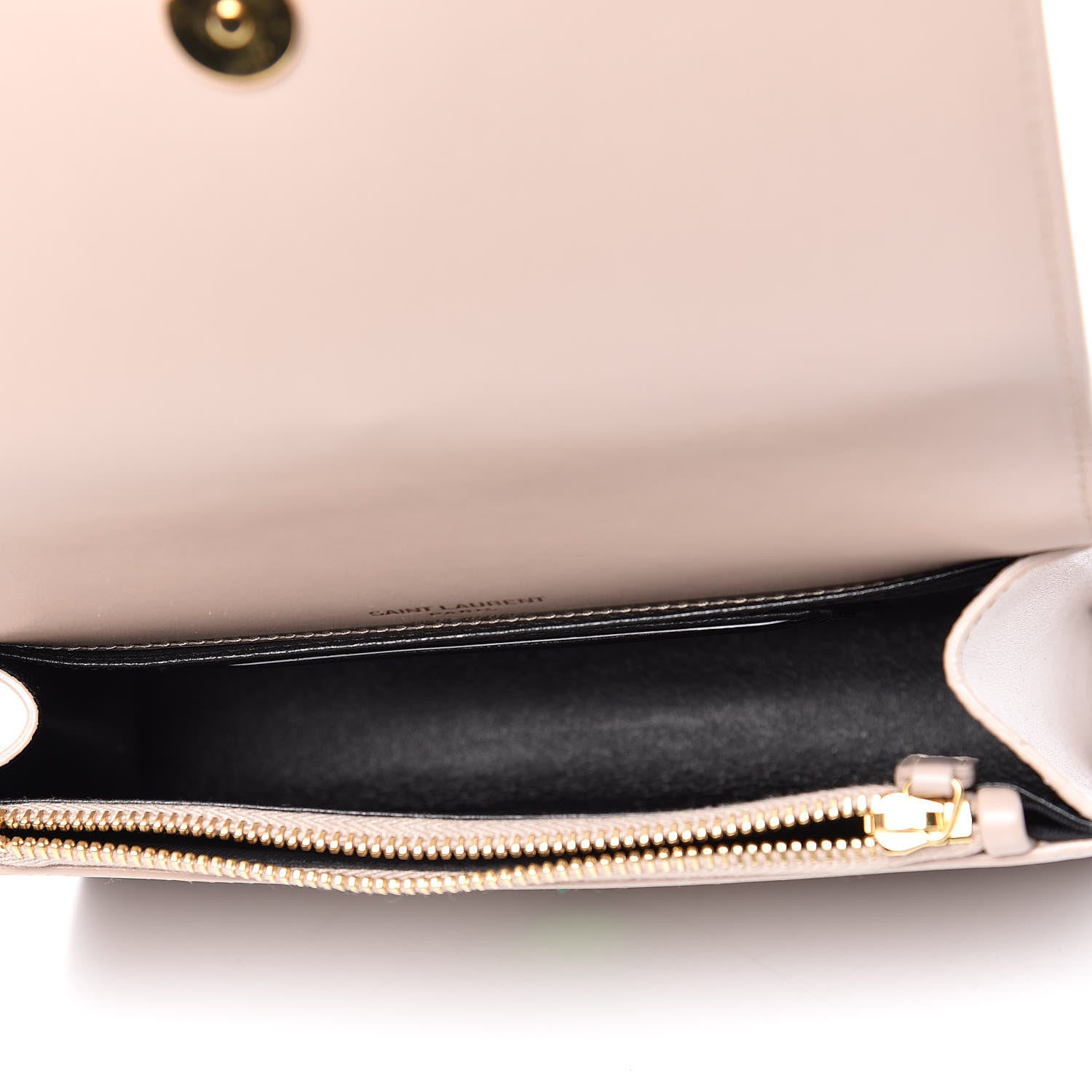 Saint Laurent Smooth Calfskin Monogram Kate Belt Bag Natural 8 of 9