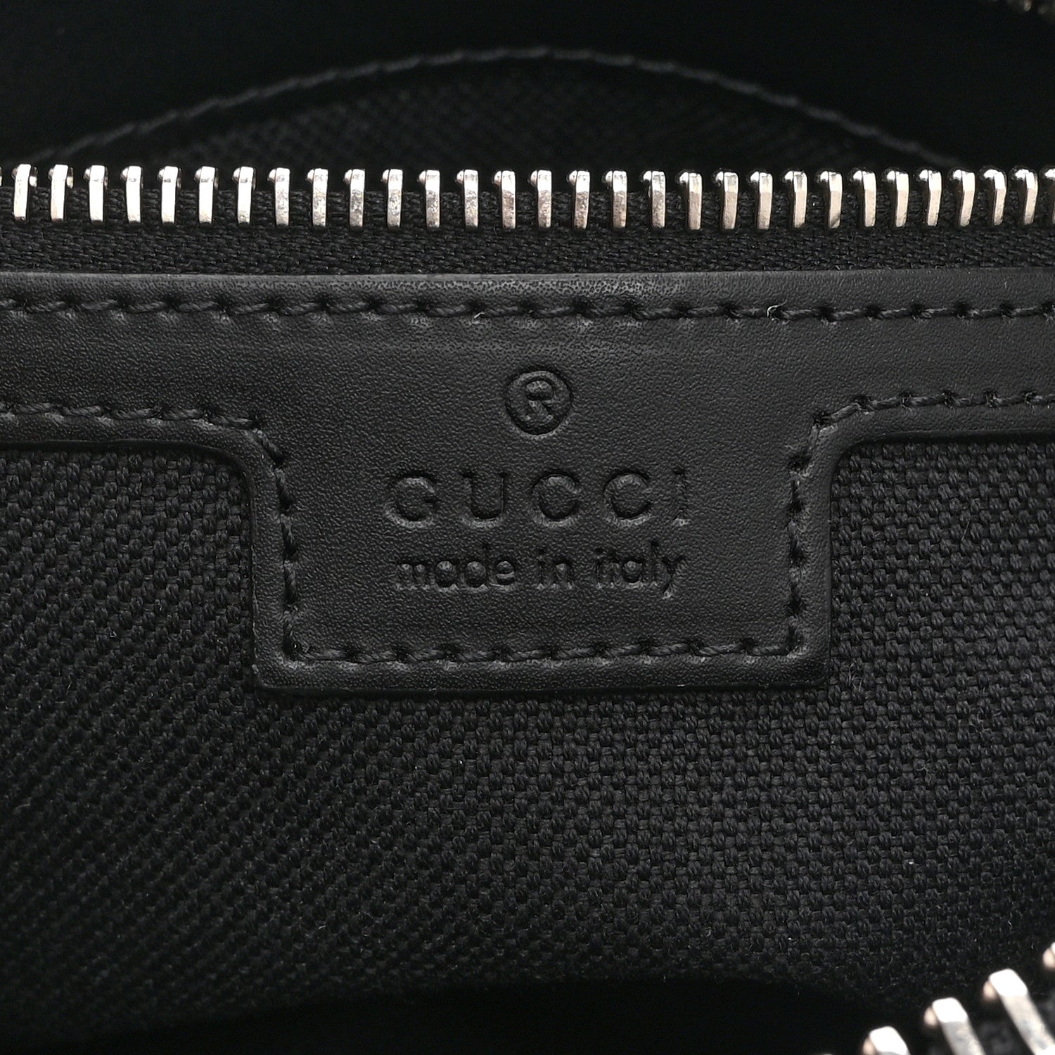 Gucci Soft GG Supreme Monogram Web Belt Bag Black Grey 6 of 11