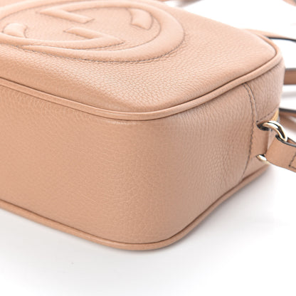 Gucci Pebbled Calfskin Small Soho Disco Bag Camelia 9 of 9