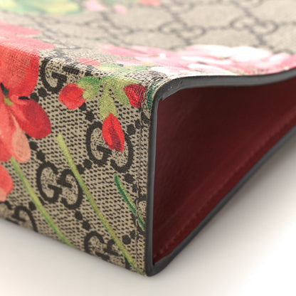 Gucci GG Supreme Monogram Blooms Large Cosmetic Case Beige Multicolor Dry Rose 9 of 10