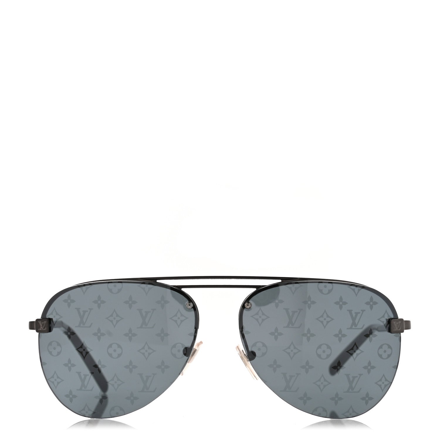 Louis Vuitton Monogram Clockwise Sunglasses Z1019W Dark Gun 2 of 7
