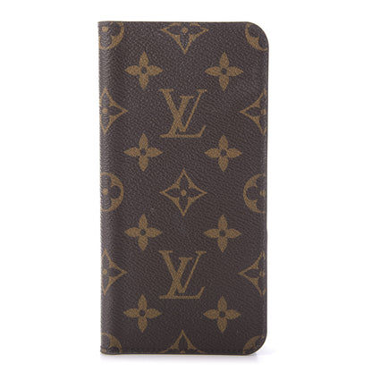Louis Vuitton Monogram iPhone XS Max Folio Case 1 of 6