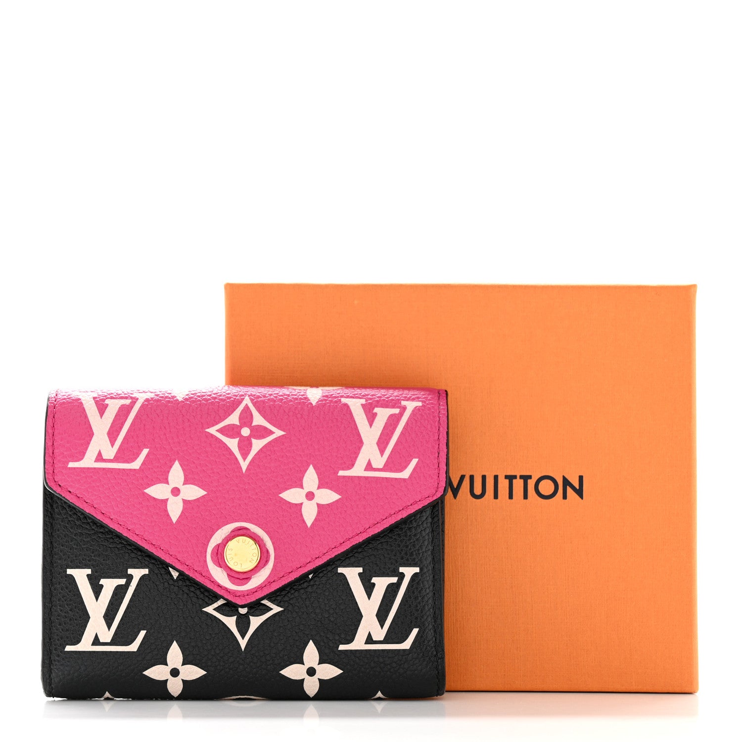 Louis Vuitton Empreinte Monogram Spring In The City Victorine Wallet Black White Pink 7 of 7