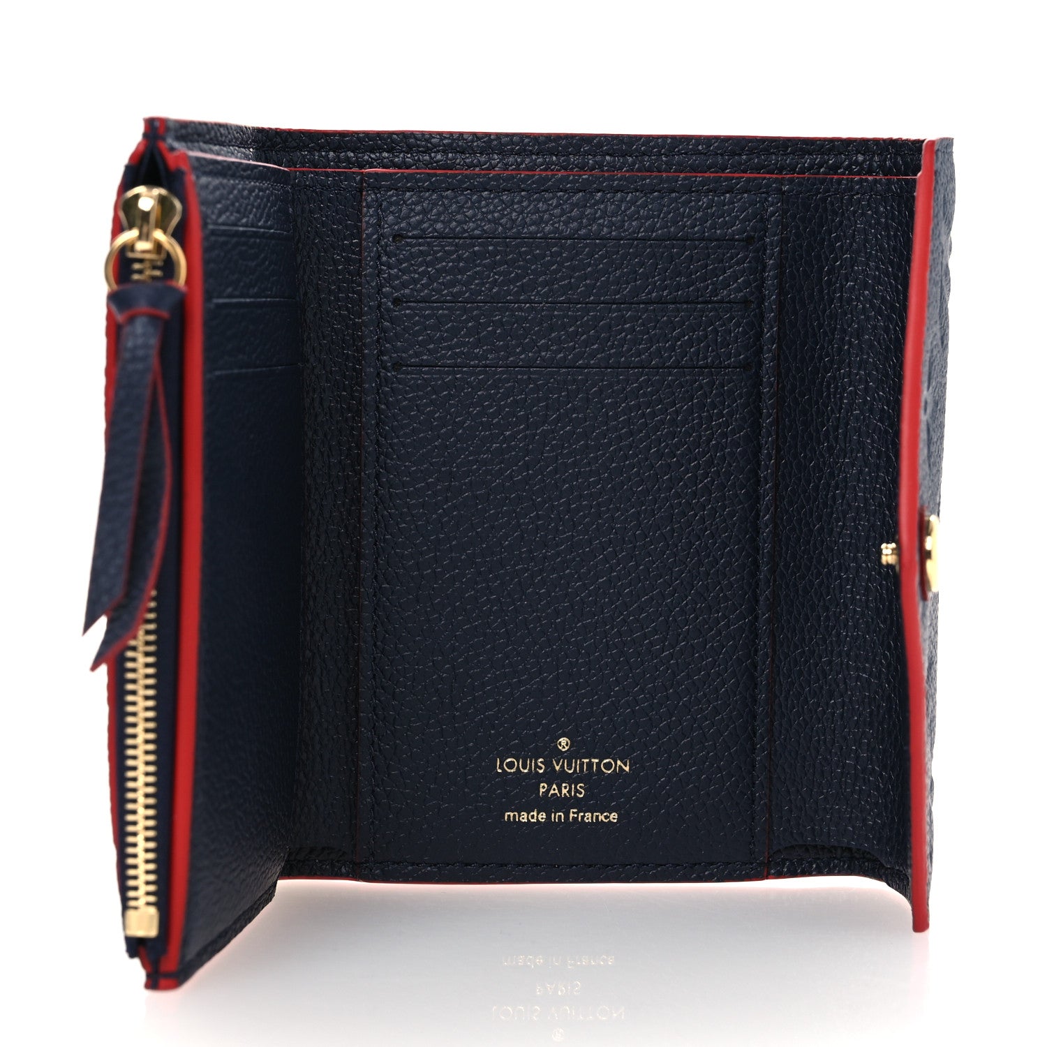 Louis Vuitton Empreinte Victorine Wallet Marine Rouge 5 of 8