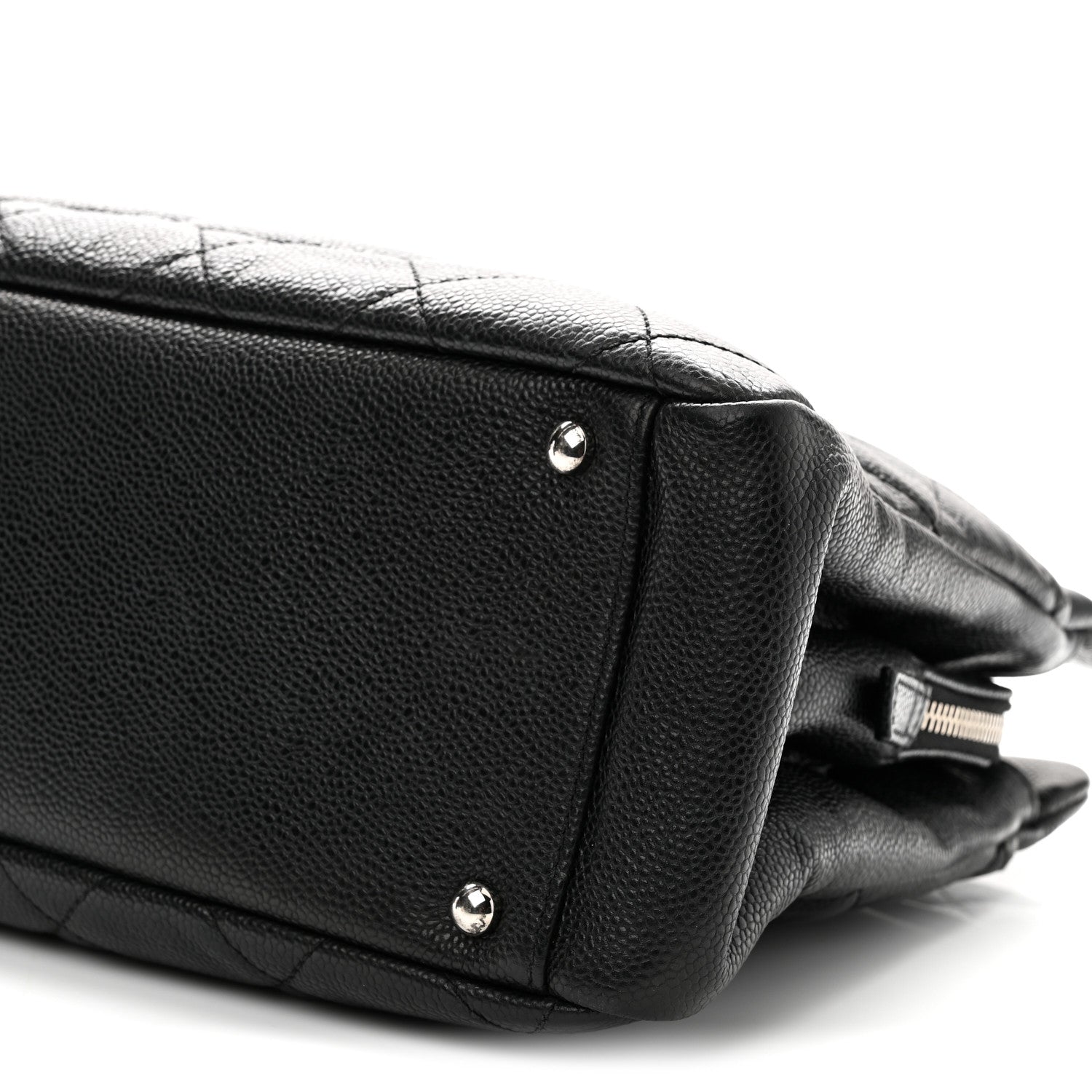 Chanel Caviar Quilted CC Timeless Soft Tote Black 10 of 10