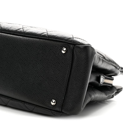 Chanel Caviar Quilted CC Timeless Soft Tote Black 10 of 10