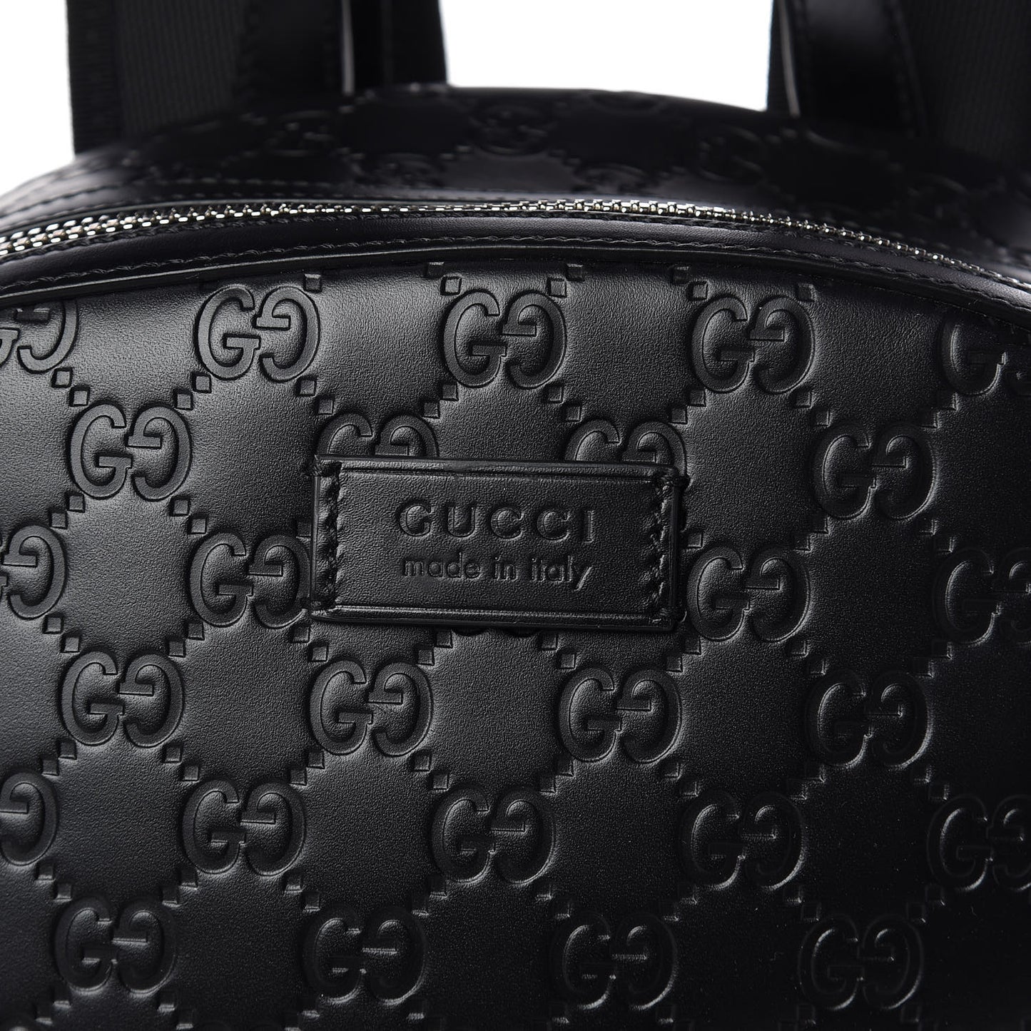 Guccissima Signature Day Backpack Black