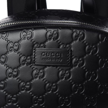 Gucci Guccissima Signature Day Backpack Black 10 of 10