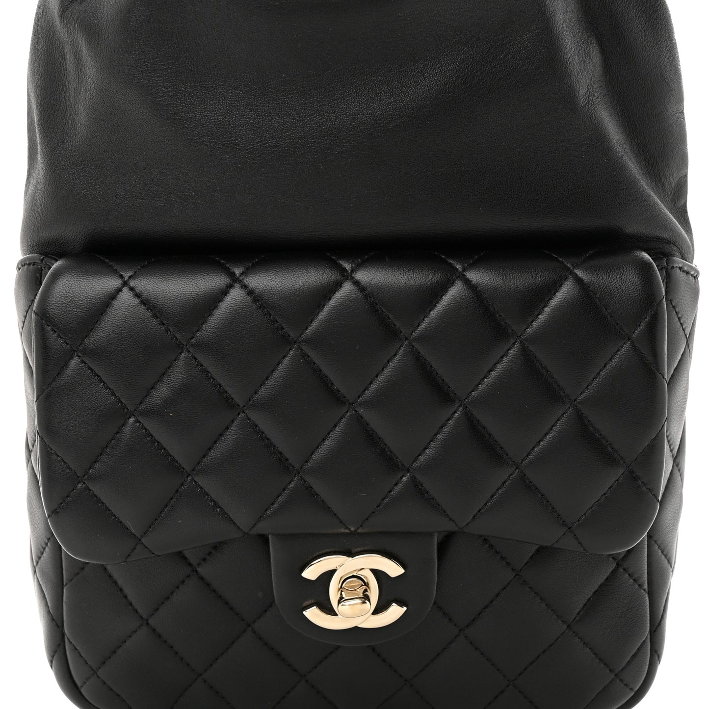Lambskin Quilted Small In Seoul Backpack Black