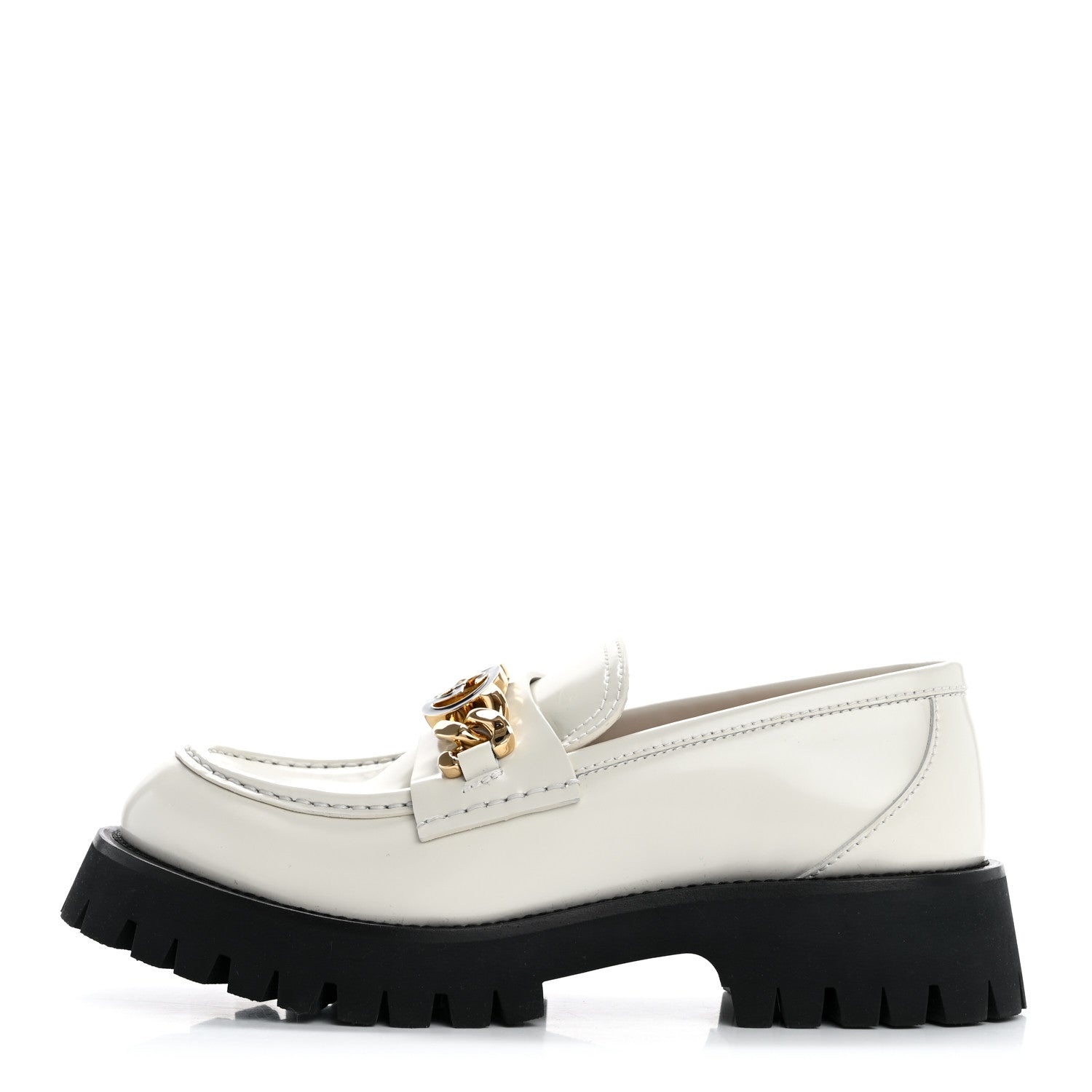 Gucci Cordovan Lux Womens Jeanne Platform Lug Sole 30/45mm Loafers