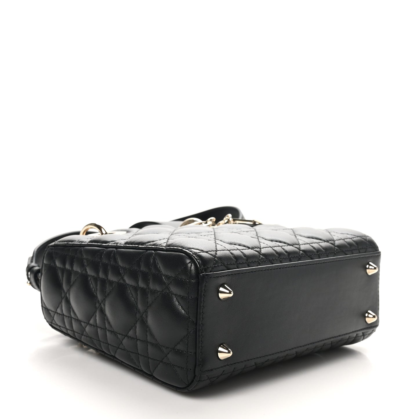 Lambskin Cannage Small My ABCDior Lady Dior Black