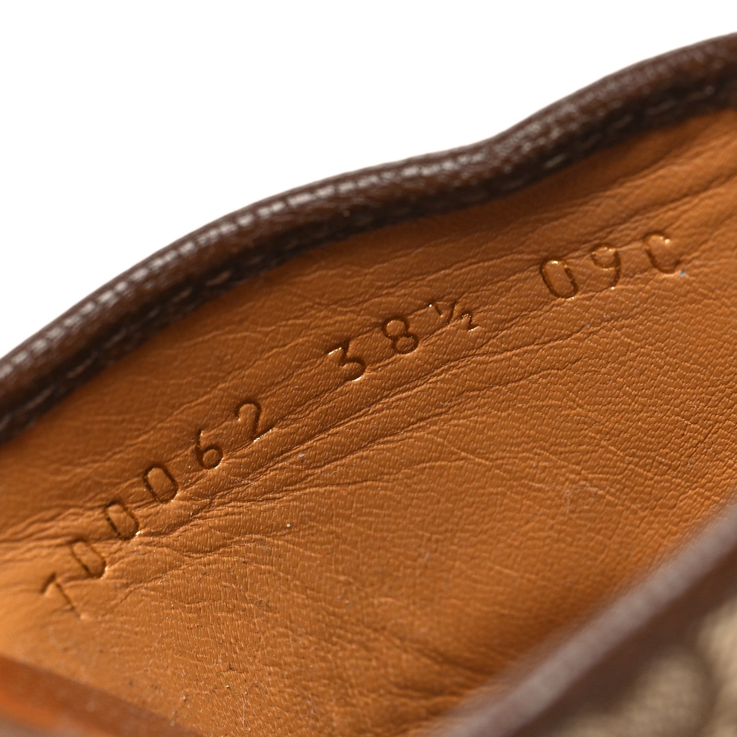 Gucci Monogram Goatskin Horsebit Clog Mules 38.5 Beige Ebony Brown Sugar 9 of 9