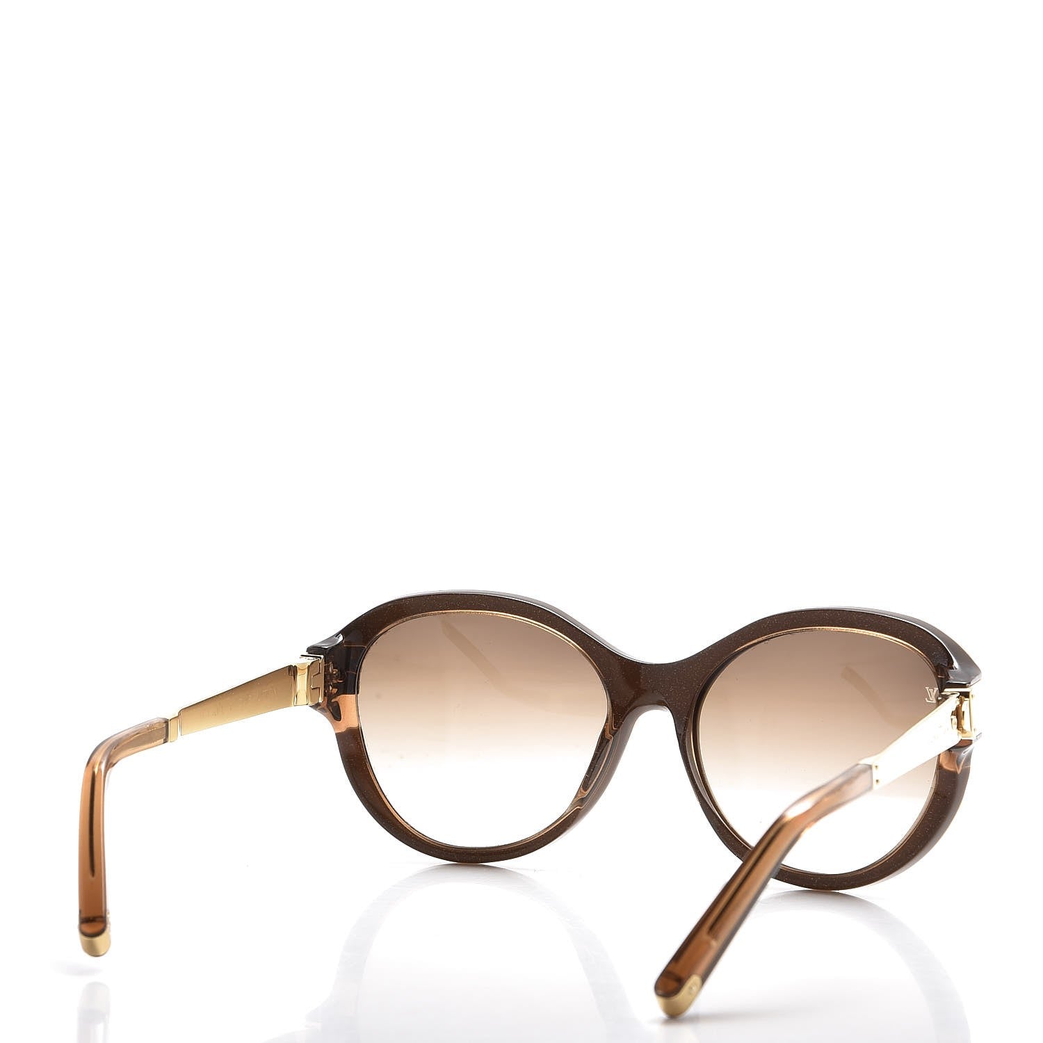 Louis Vuitton Petit Soupcon Cat Eye Sunglasses Z0487W Brown 4 of 8
