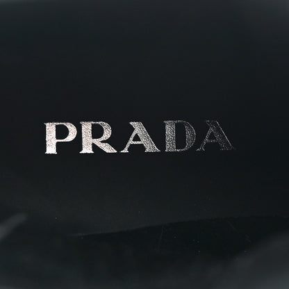 Prada Spazzolato Metal Triangle Logo 50mm Chelsea Boots 38 Black 8 of 13