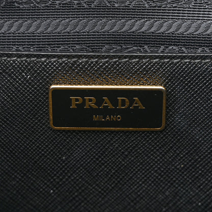 Prada Saffiano Medium Galleria Double Zip Tote Black 6 of 14