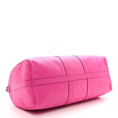 Louis Vuitton Taigarama Keepall Bandouliere 50 Fuchsia 3 of 7