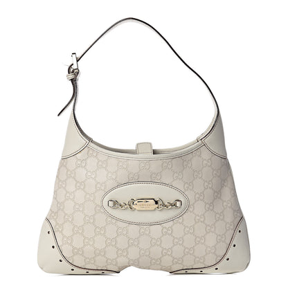 Gucci Guccissima Punch Hobo Off White 1 of 20