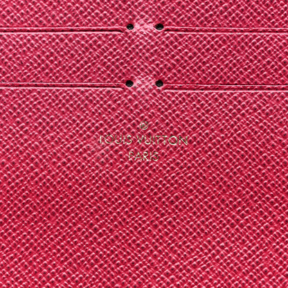 Louis Vuitton Calfskin Felicie Card Holder Insert Fuchsia 6 of 7