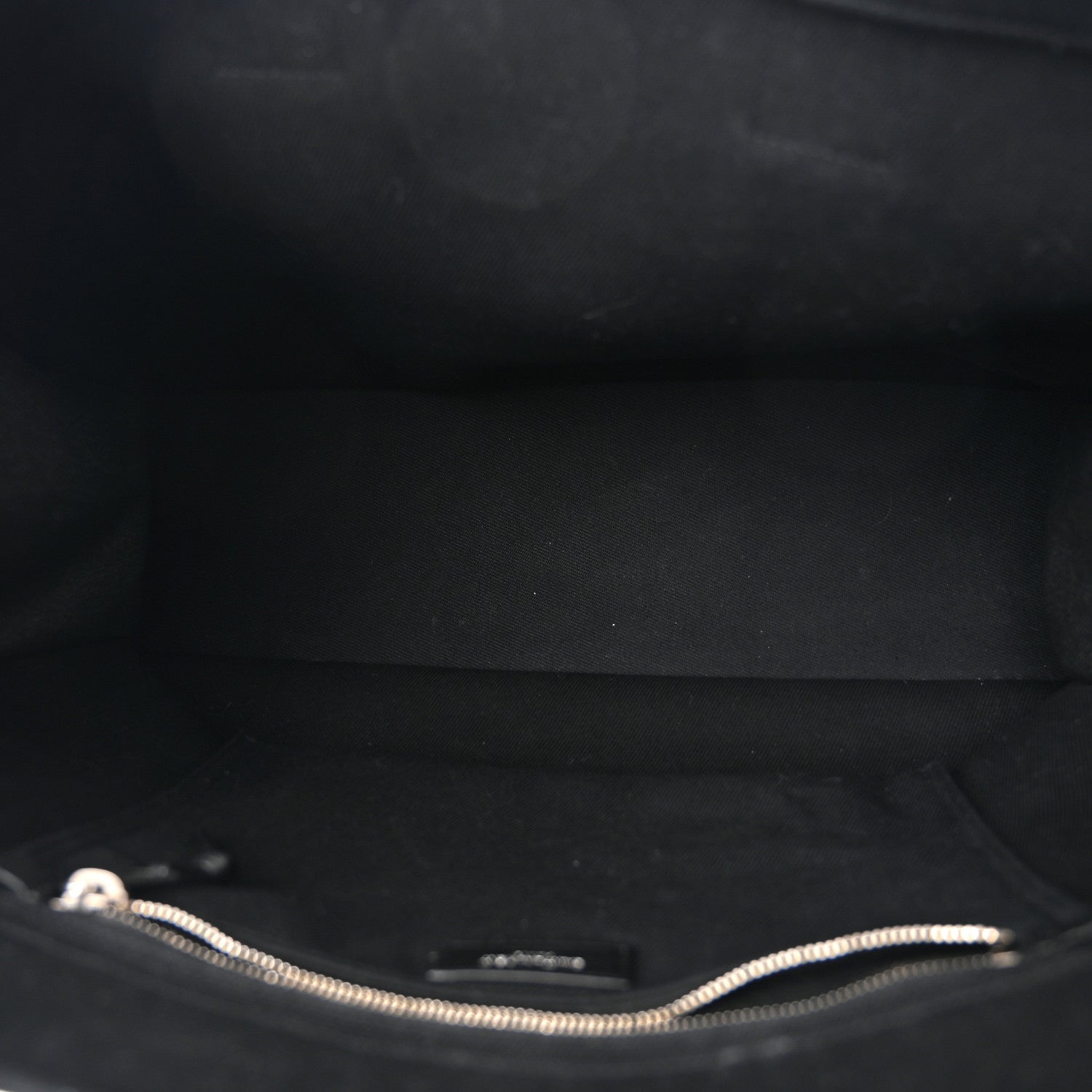 Saint Laurent Linen Calfskin Rive Gauche Tote Black 5 of 13