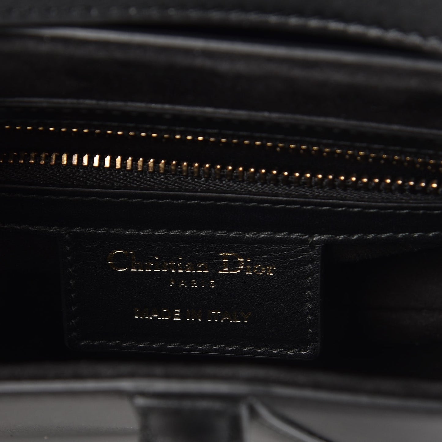 Calfskin Saddle Bag Black