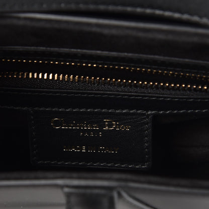 Christian Dior Calfskin Saddle Bag Black 6 of 8