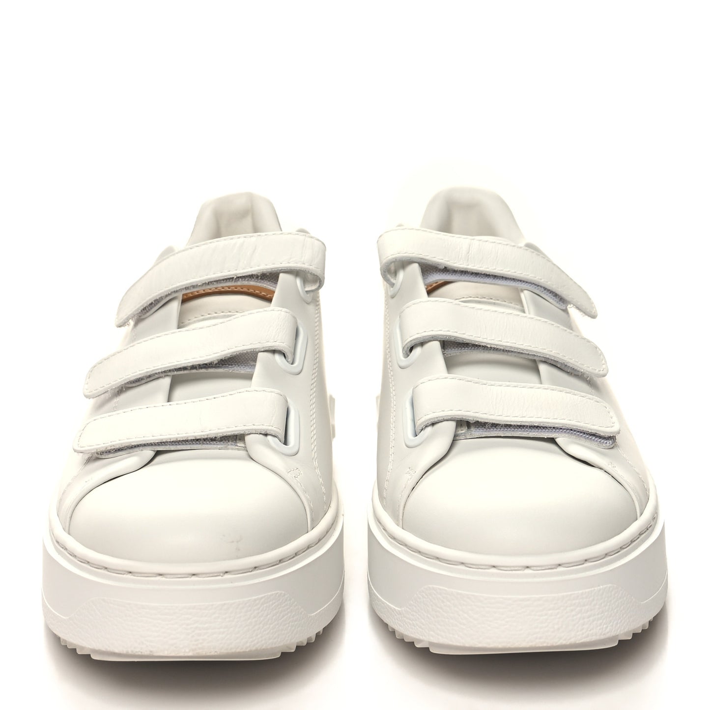 Monogram Sneakers 38.5 White