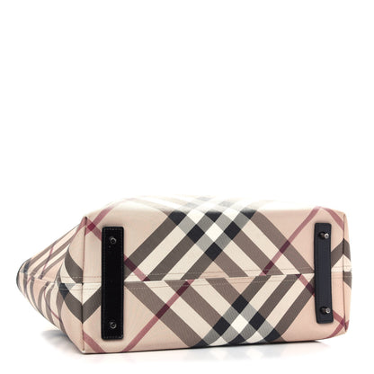 Burberry Nova Check Large Nickie Tote Black 4 of 10