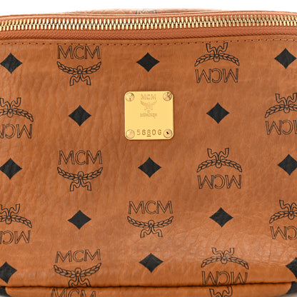 MCM Visetos Stark Belt Bag Cognac 7 of 9