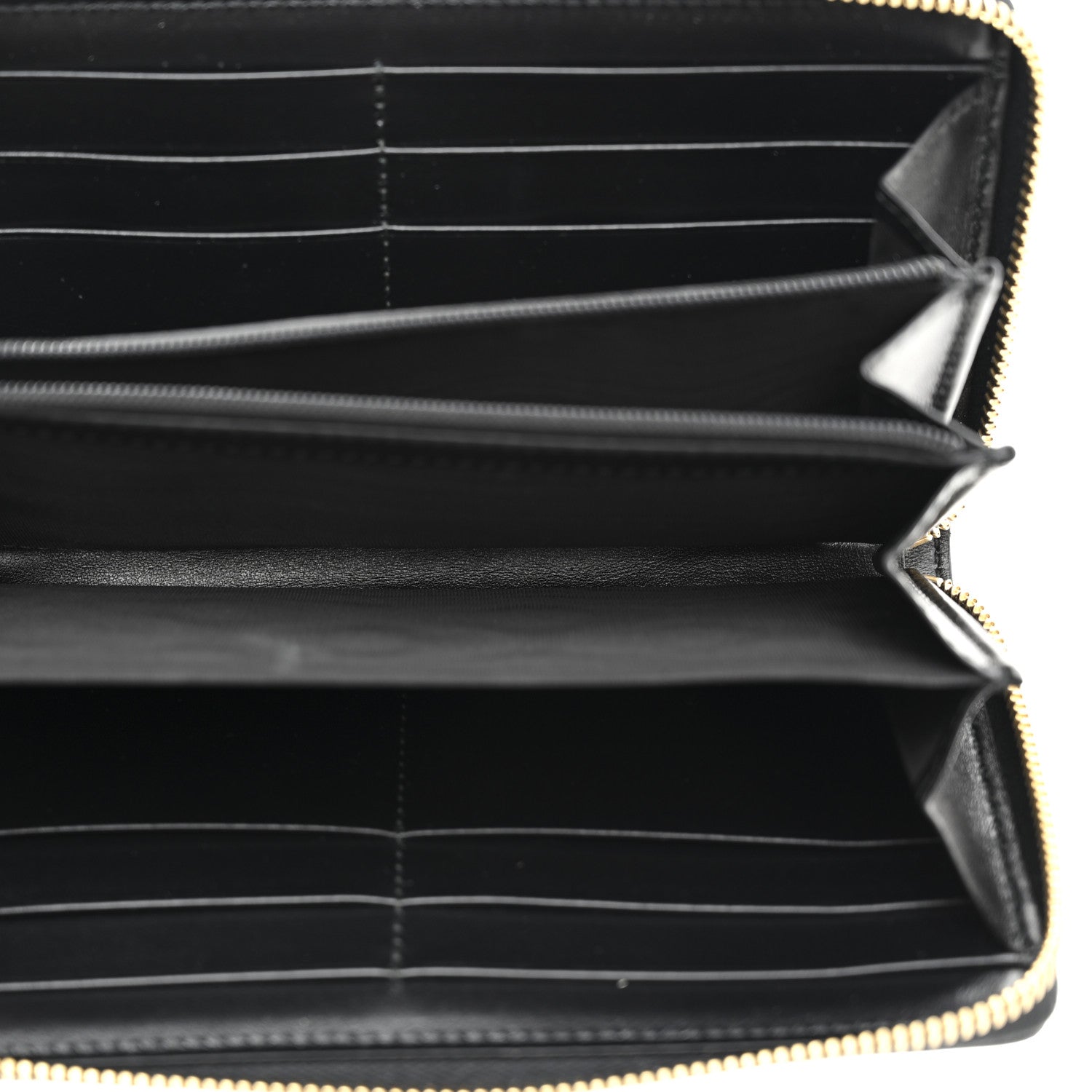 Gucci Plutone Calfskin Logo Zip Around Wallet Black 5 of 8