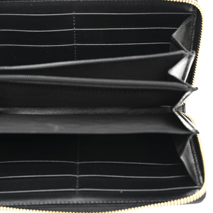 Gucci Plutone Calfskin Logo Zip Around Wallet Black 5 of 8