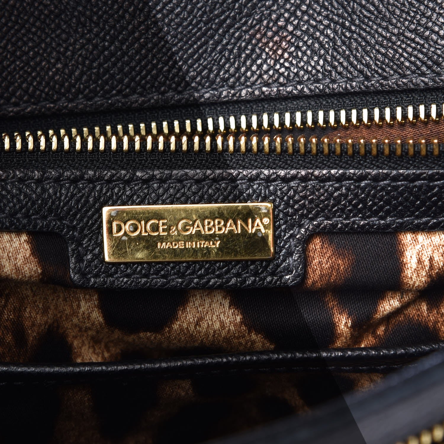 Dolce & Gabbana Dauphine Large Miss Sicily Satchel Black 6 of 6