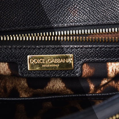 Dolce & Gabbana Dauphine Large Miss Sicily Satchel Black 6 of 6