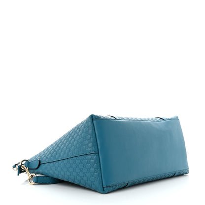 Gucci Soft Microguccissima Dome Satchel Deep Cobalt 4 of 11