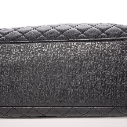 Chanel Caviar Quilted XL Grand Shopping Tote GST Black 8 of 14