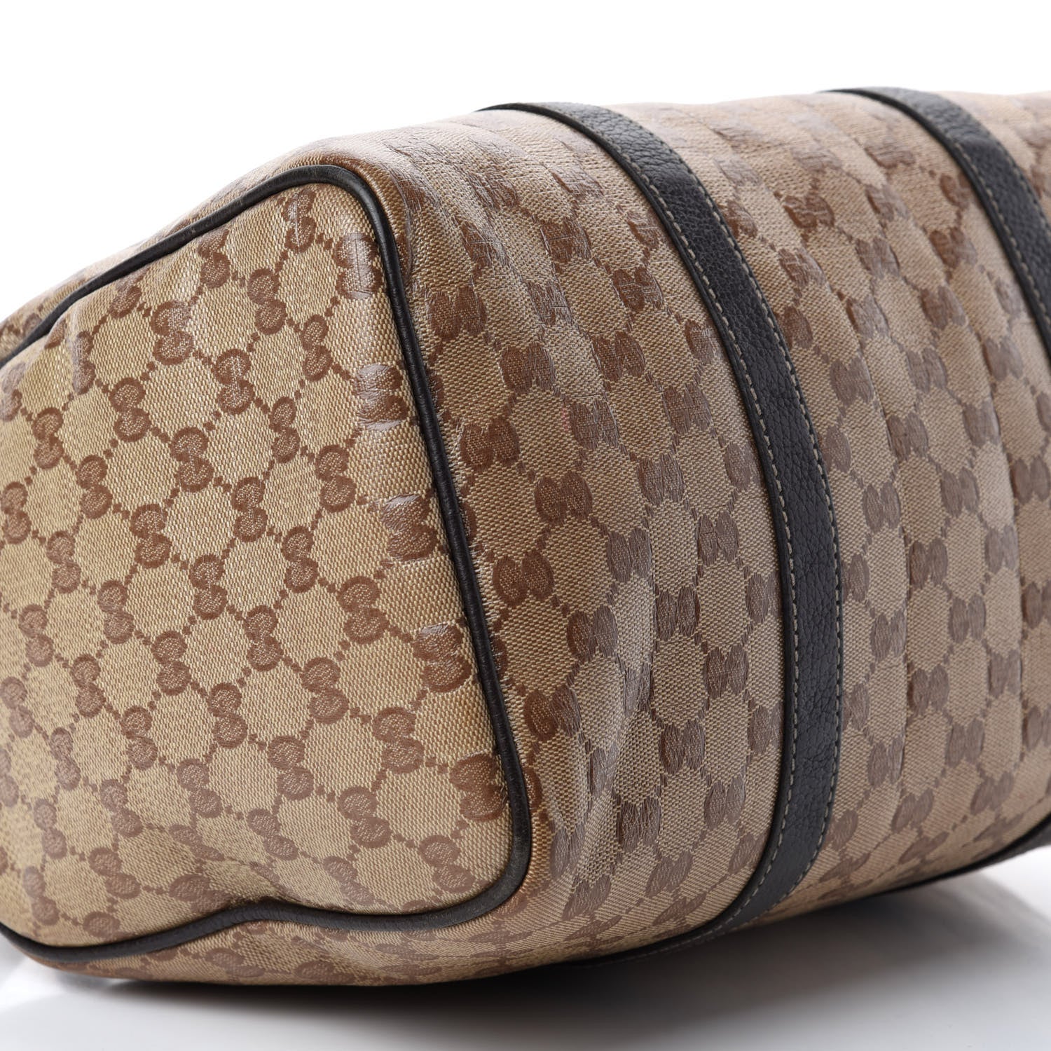 Gucci Crystal Monogram Medium Joy Boston Dark Brown 6 of 13