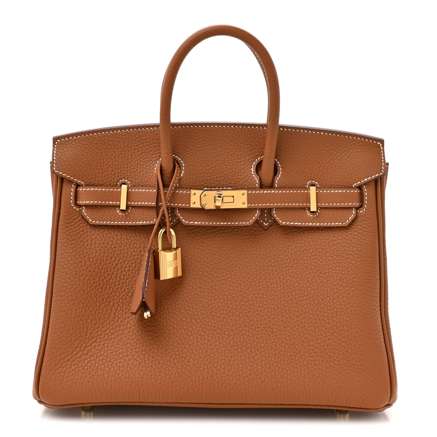 Hermes Togo Birkin 25 Gold 1 of 11
