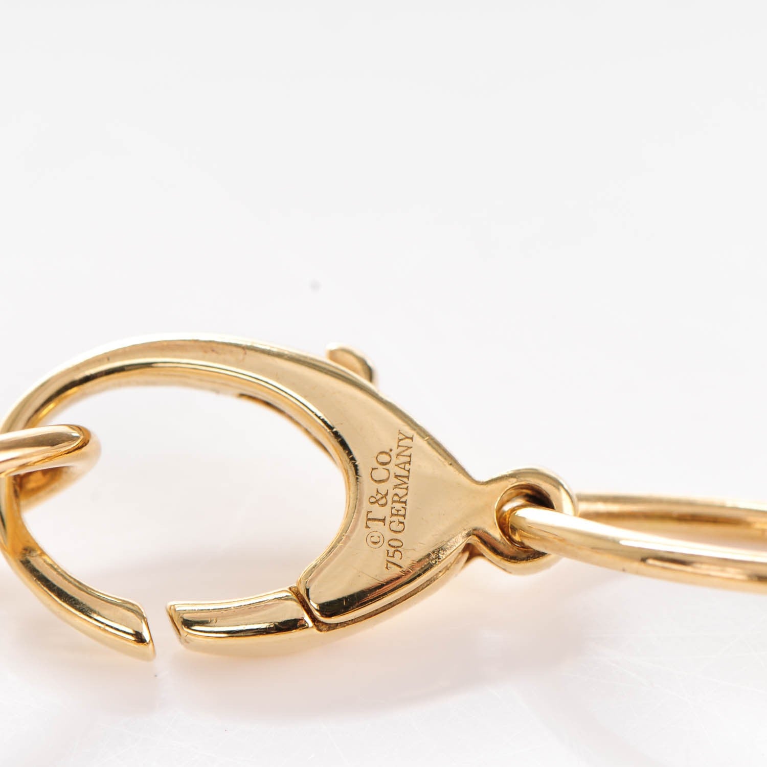 Tiffany 18K Yellow Gold Oval Link Bracelet 3 of 4