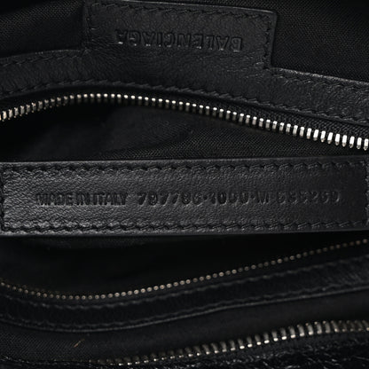 Balenciaga Agneau Arena Silver Hardware Medium Le City Black 7 of 10