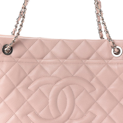 Chanel Caviar Quilted Timeless CC Soft Tote Pink 8 of 10