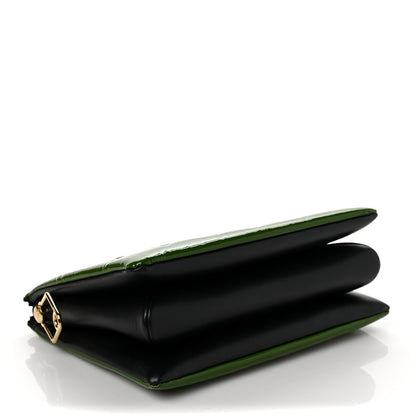 Louis Vuitton Patent Embossed Monogram Coussin PM Green Black 4 of 8