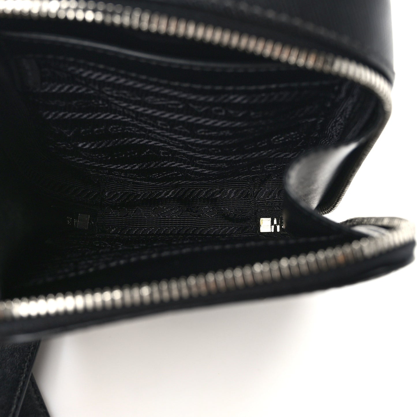 Saffiano Harness Crossbody Travel Pouch Black