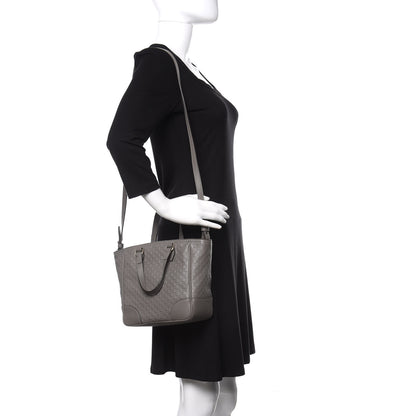 Gucci Microguccissima Small Bree Tote Graphite 2 of 11